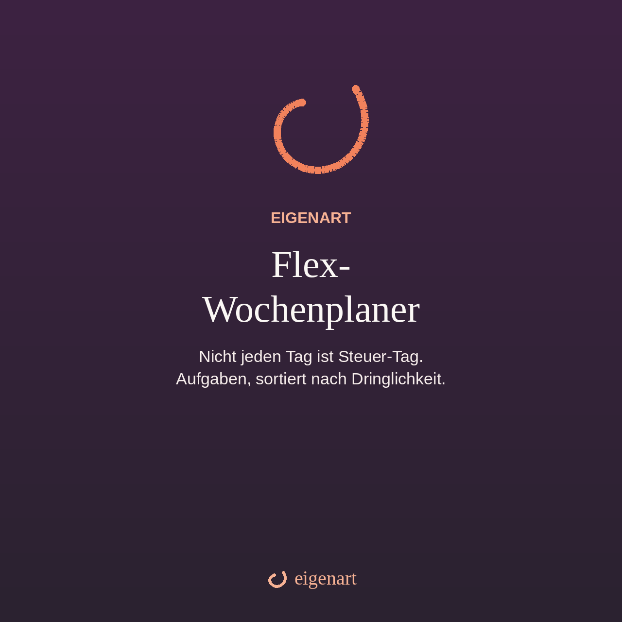 Flex-Wochenplaner